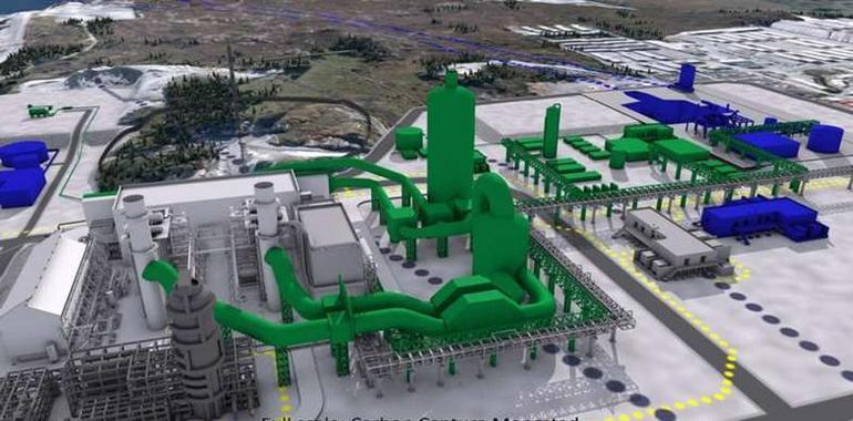 El líder mundial en captura de CO2 corteja la planta experimental de la térmica de HUNOSA