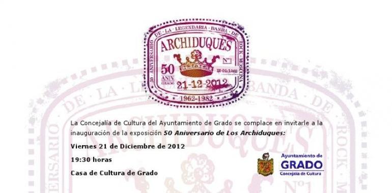 Exposición en Grao con motivo de los 50 años de Los Archiduques