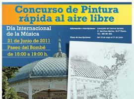 II Concurso de pintura rápida al aire libre en el Parque San Francisco