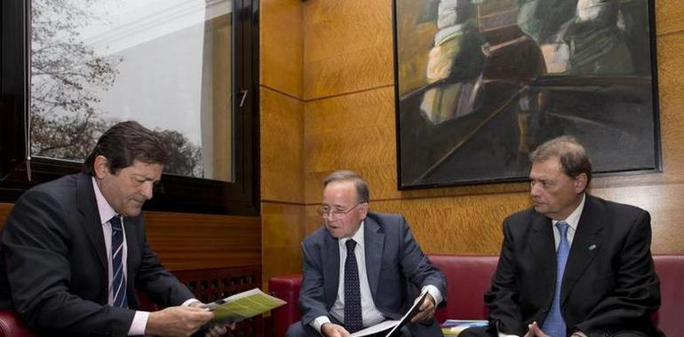 Encuentro del presidente del Principado con el presidente del Club Asturiano de la Innovación