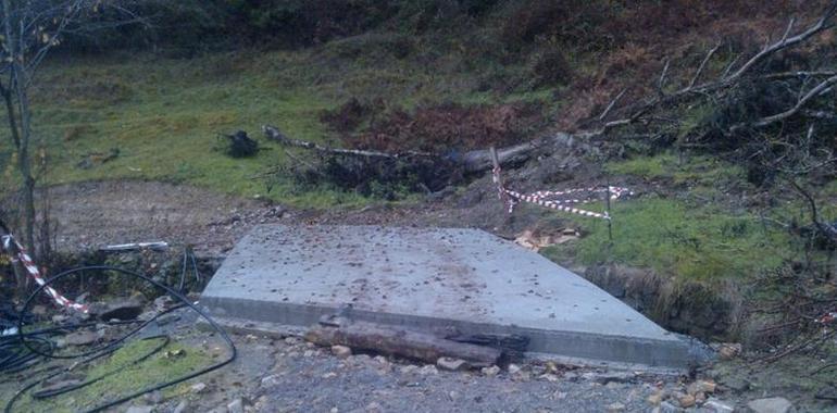 El PP de Tineo denuncia el estado de abandono total de las obras de la concentración Gera-Berdules