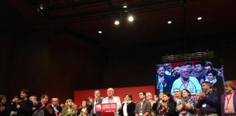 Cayo Lara: "sale una IU más feminista, más ecologista, cohesionada. Izquierda Unida en mayúsculas"
