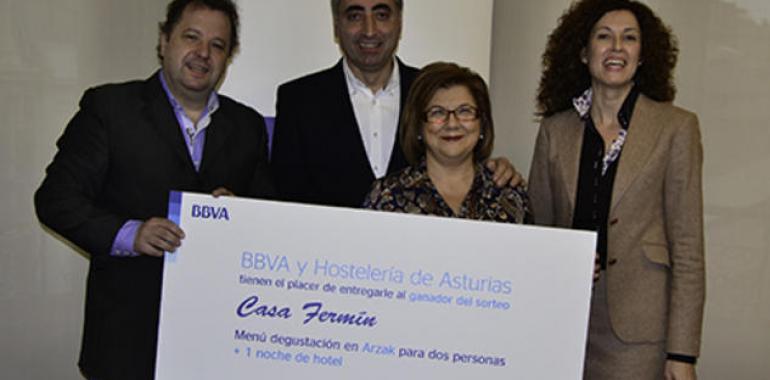 Casa Fermin gana el premio "cena para dos en Arzak" de Hosteleria de Asturias y BBVA