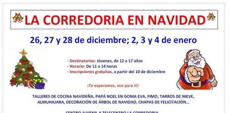 Actividades para todos en la Corredoria por Navidad