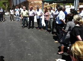 Concluyen las obras de mejora en el acceso a la Pineda, Somiedo