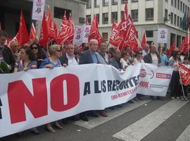 Jornada de movilización europea. Concentración en Oviedo