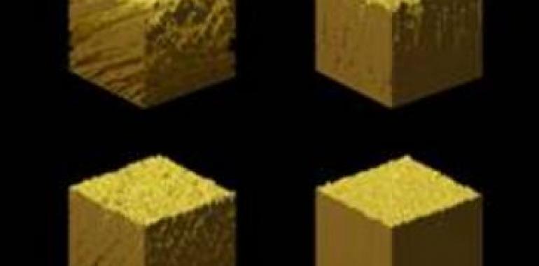 Un ‘queso emmental’ de oro y nanométrico