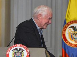 Santos agradece el respaldo del expresidente Carter al proceso de paz  iniciado con las Farc