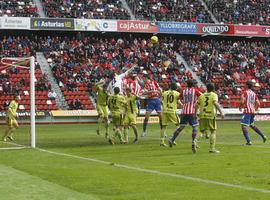 El Sporting \pincha\ ante el Mirandés