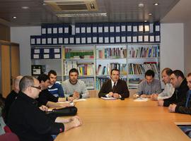 Encuentro del director general de Minería con representantes de subcontratas mineras de Hunosa