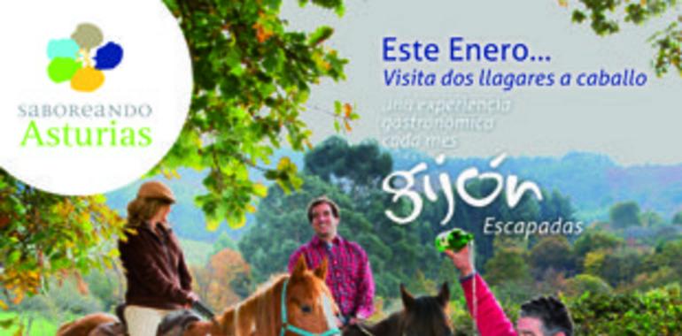 Visita de llagares a caballo en Gijón escapadas