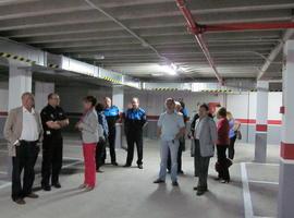 Inaugurado el nuevo depósito de vehículos de la Policía Local de Langreo