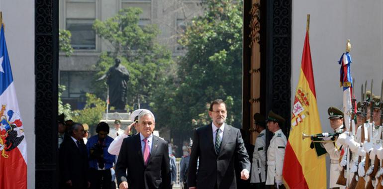 El presidente del Gobierno inicia su estancia oficial en Chile