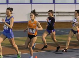 Protagonismo femenino en los Campeonatos de Asturias de pista cubierta