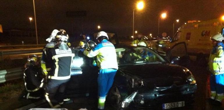 10 heridos, uno grave, en un alcance entre 7 vehículos en la M50 (Getafe)