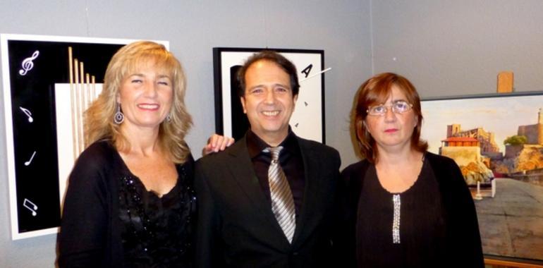 Carlos  de Maqua, Rosa Goitia (piano) y Begoña Goitia (violín) abren el I Ciclo de Lírica Avilesina  