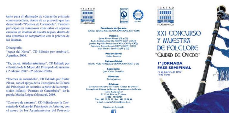 1ª Jornada de la Fase Semifinal del XXI Concurso y Muestra de Folclore “Ciudad de Oviedo” 