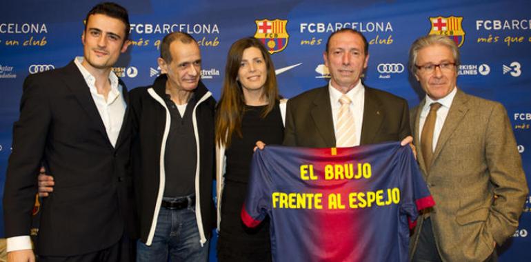 Quini presenta su película en el Camp Nou