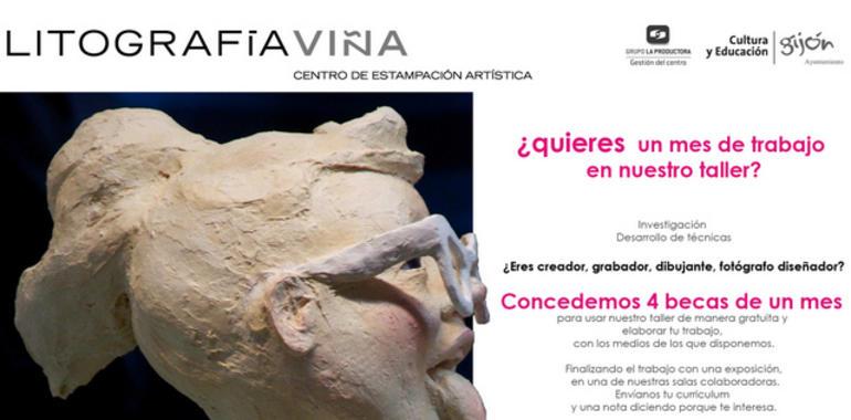 Estancias creativas en litografía Viña
