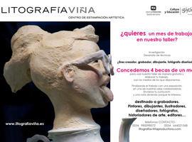 Estancias creativas en litografía Viña