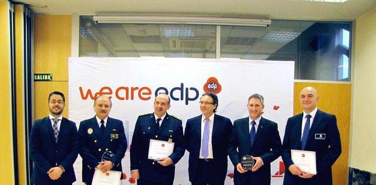Bomberos de Asturias premio EDP 2012 de Prevención de Riesgos Laborales