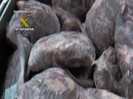 Once detenidos por venta ilegal de carne de caza