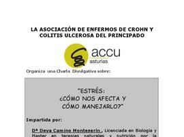 Conferencia de ACCU-Asturias sobre el estrés y su manejo en el Antiguo Instituto Jovellanos