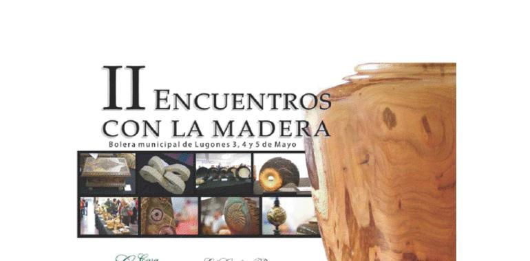 ENCUENTROS CON LA MADERA II JORNADAS DEL TORNEADO Y LA TALLA EN MADERA BOLERA MUNICIPAL DE LUGONES, 3,4 Y 5 DE MAYO DE 2013