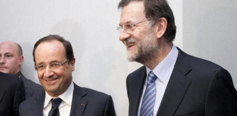 Rajoy trata hoy con Hollande la eurocrisis y la lucha contra ETA, antes del Francia-España