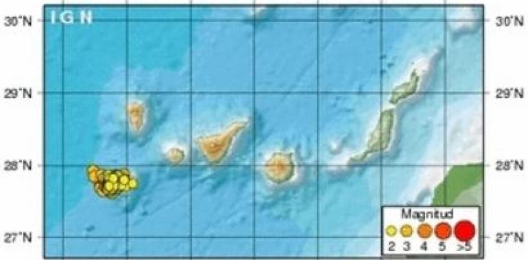 Los expertos se reúnen el lunes para analizar la nueva actividad del sismo volcánico en El Hierro