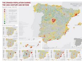 Nuevo mapa de la evolución de la población española en el siglo XX 