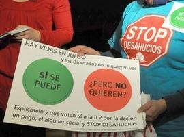 Los promotores de la ILP contra los desahucios reclaman al Congreso que \"escuche a los ciudadanos\"