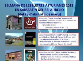 La Selmana de les Lletres Asturianes en San Martín incluirá encuentros literarios y exposiciones