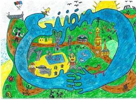 Entregados los premios del concurso infantil de dibujo auspiciado por Gijón Turismo