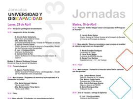 Inauguración de las Jornadas Universidad y Discapacidad 