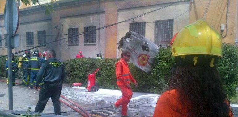 Accidente de una avioneta en Cuatro Vientos