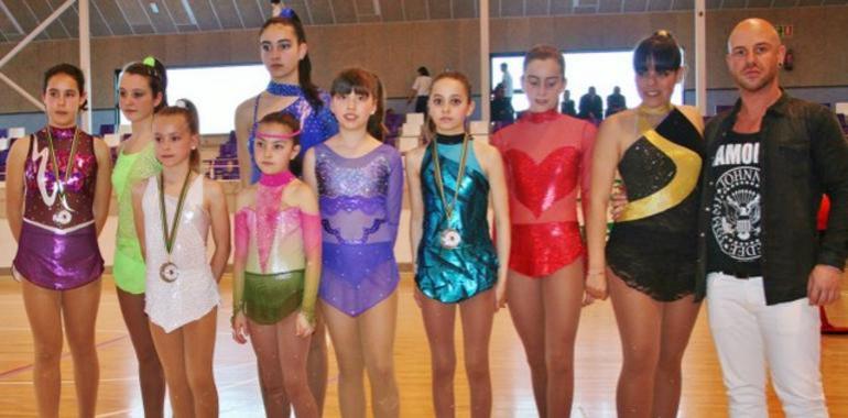 El patinaje artístico ovetense destaca en Valladolid