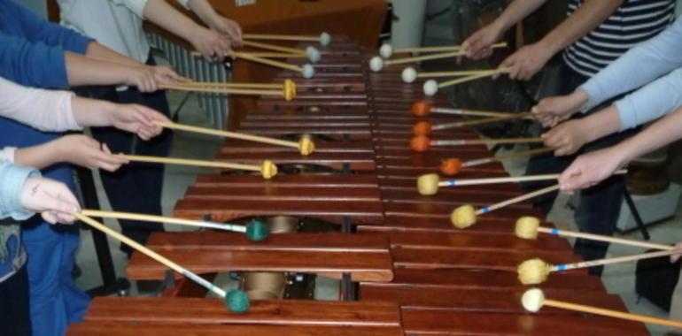 Concierto del Ensemble de Percuel en el conservatorio Julián Orbón