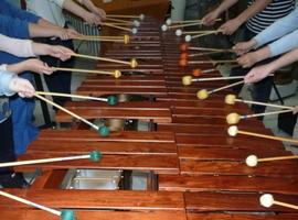 Concierto del Ensemble de Percuel en el conservatorio Julián Orbón