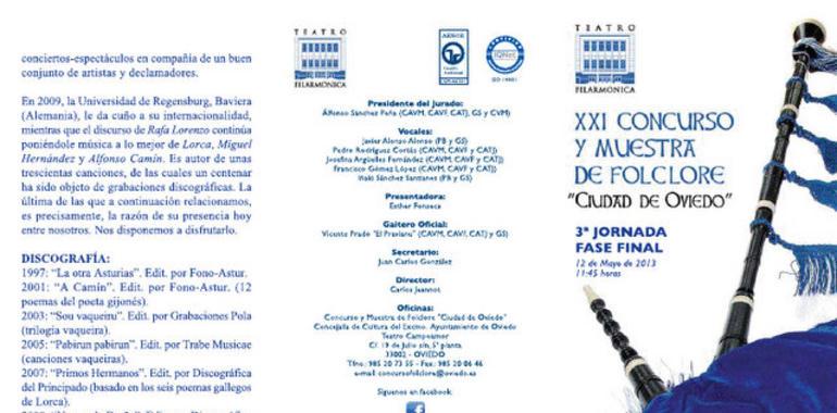  3ª Jornada de la Fase Final del XXI Concurso y Muestra de Folclore “Ciudad de Oviedo” 