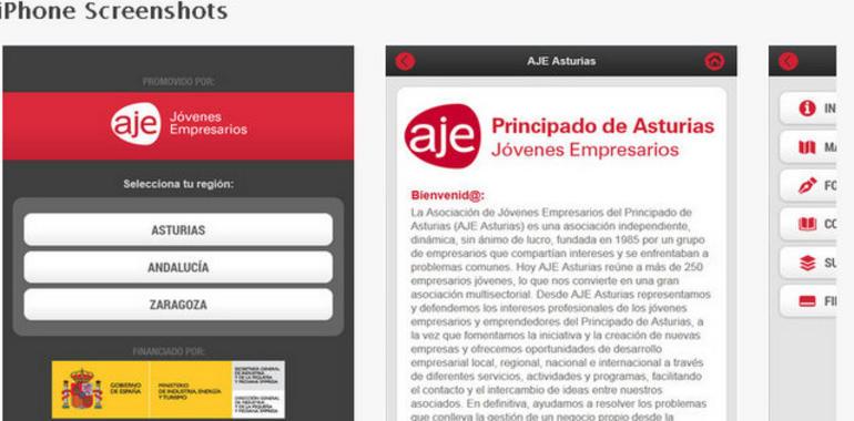 La aplicación móvil de AJE para asesoramiento a emprendedores ya en IOS y Android