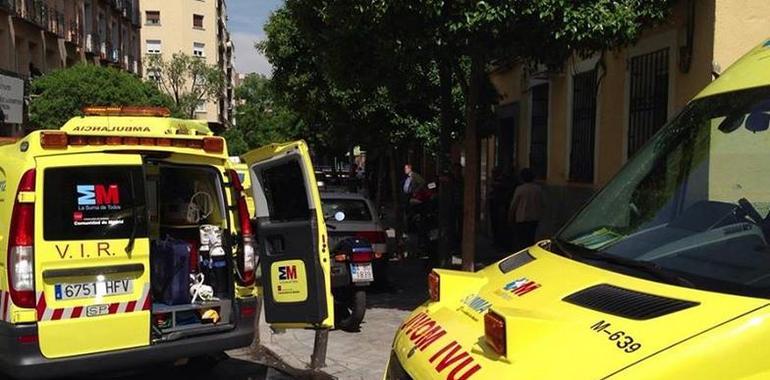 Muere un obrero en la calle Andalucía de Madrid aplastado por un palé