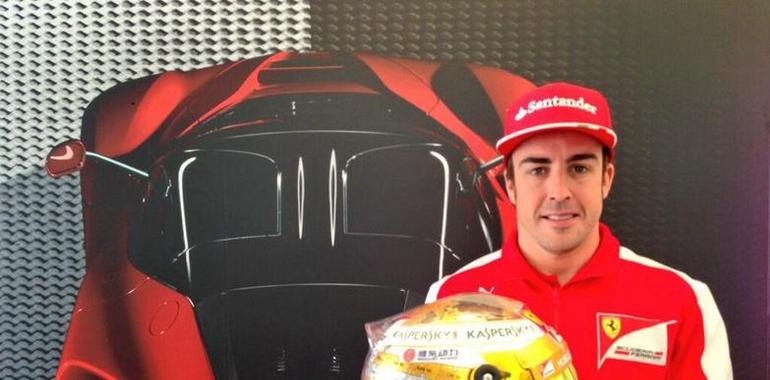 Alonso estrenará un exclusivo casco en Mónaco