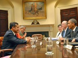 Ollanta Humala, recibido por  Barack Obama en la Casa Blanca