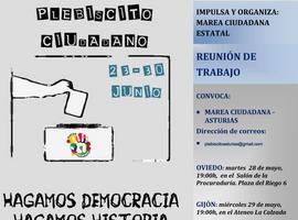 Marea Ciudadana invita a participar en un Plebiscito ciudadano en Oviedo y Gijón