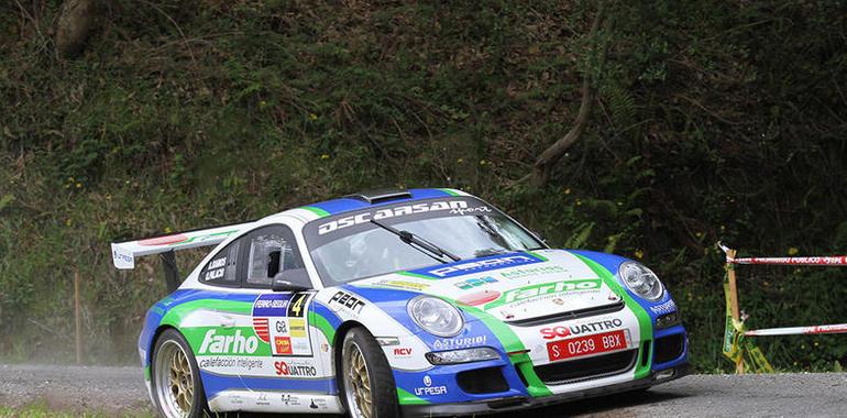 Óscar Palacio se lleva la victoria en el Rallye de Boal