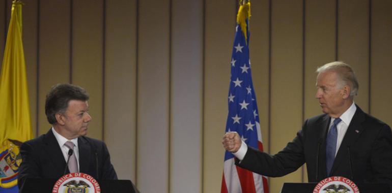 Santos agradece el apoyo permanente del Vicepresidente de Estados Unidos al proceso de paz