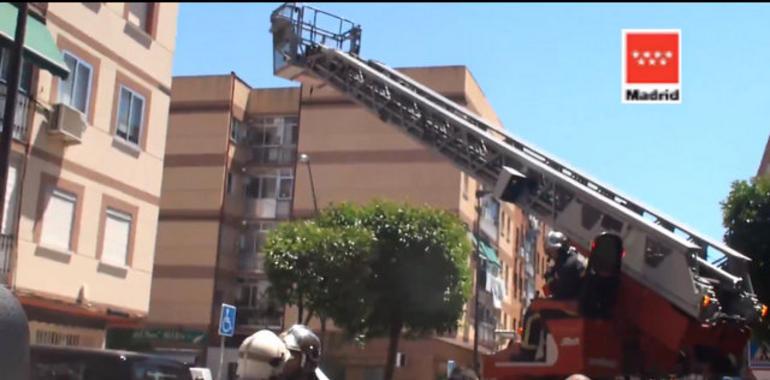 Muere una octogenaria en un incendio en Getafe