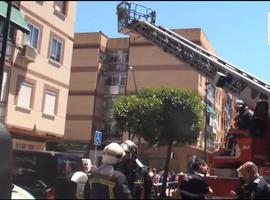 Muere una octogenaria en un incendio en Getafe