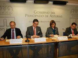 Convenios del Principado con tres entidades financieras para paliar los desahucios  